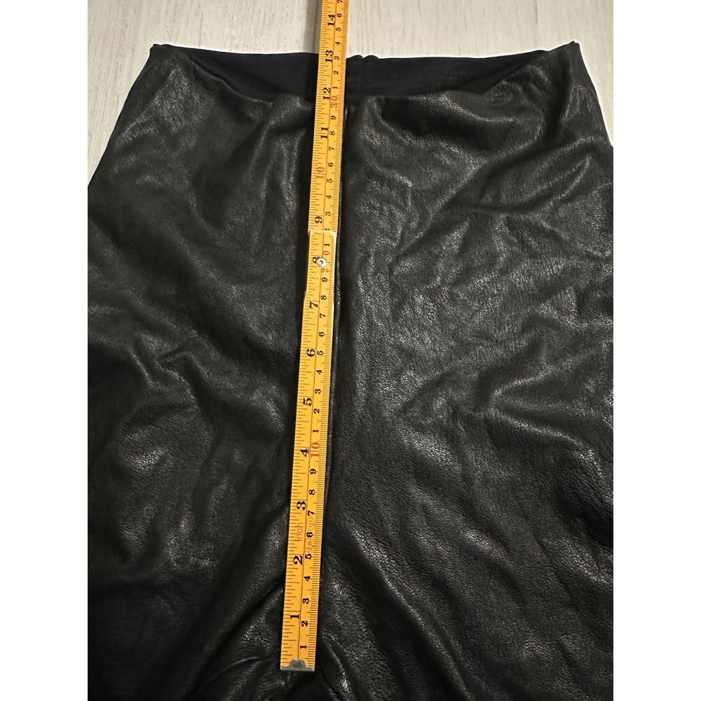 Commando Perfect Control Faux Leather Leggings High Rise Size S Black - Picture 6 of 8